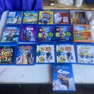 Disney Blu Ray Movies Lot Deal Of 16  Toy Story Minions Up