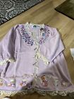 storybook knits 2x English Teatime England Sweater New With Tags