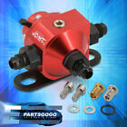 For Universal Performance Adjustable Fuel Pressure Regulator Oil 1:1 Ratio Red