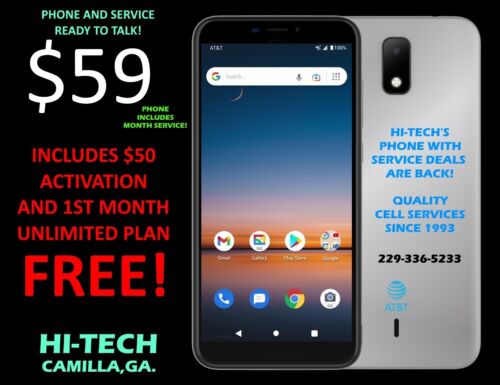 PHONE WITH ▶️ 30 DAYS $50 PLAN FREE ⭐ UNLIMITED TALK/TEXT AND DATA ✅ ATT CALYPSO