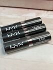 Lot Of 3-NYX Matte Lipstick color MLS32 Siren ( Deep violet ) Brand New Sealed