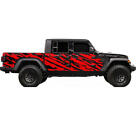 Graphic Mud Splash Car Side Sticker For Jeep Gladiator Bed Trunk Decal 2018-2021