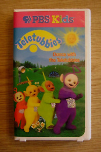 Vintage Teletubbies  DANCE WITH THE TELETUBBIES  (VHS, 1997, With Original Case)
