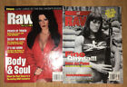 Lot 2 WWF Raw Magazine Chyna Cover Issues March 2000 & Oct 1998 WWE Posters