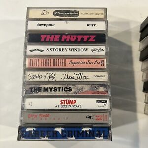 Cassettes Punk Hardcore New Wave Lot 80s 90s Self releases Indie Labels Lot #2