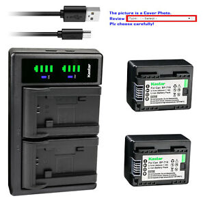 Kastar Battery LTD2 USB Charger for BP-718 & Canon VIXIA HF R600 HFR600 Camera