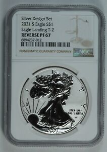 2021-S NGC PF67 Reverse Proof American Silver Eagle From Designer Set Type 2