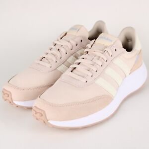 Women's adidas Run 70s Retro Cloudfoam Lace-Up Running Shoes Pale Pink HP7858