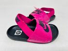 Nike Toddler Girl's Kawa Slip On Slides Hot Pink/Black Size:9 #DC9321-600 151D