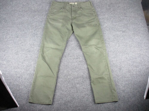 Patagonia Jeans Adult 34x31 (Tag 34x32) Green Performance Twill Straight 56490