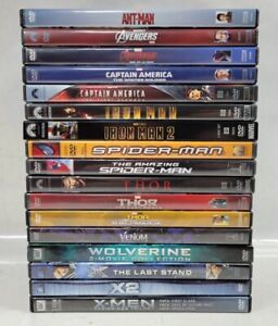 Lot of 20 Marvel Movies DVDs(23 Disc) Xmen/Thor/Iron Man/Avengers/Ant-Man/etc...