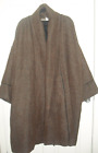 NEWPORT NEWS Easy Style Sz 3X Lined Dress Coat Wide Sleeves & Shawl Collar Tweed