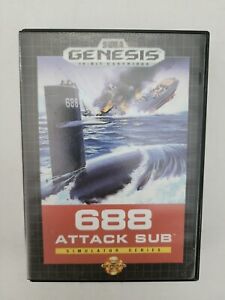 688 Attack Sub Sega Genesis Complete