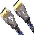 8K HDMI 2.1 Cable 48 Gbps Ultra High Speed 3D Nylon Braided Cord 8K 60Hz 4K 120H