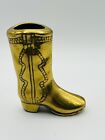 Vintage Brass Cowboy Boot figurines
