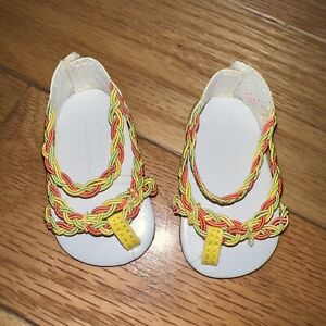 Retired American Girl Lea Clark Bahia Braided Robe  sandals from meet outfit