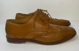 Mens FLORSHEIM Brown Leather Dress Shoes Size 13.17737 257.Very Clean Shoes/nice