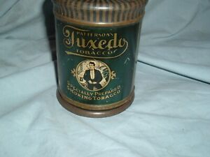 Antique Tuxedo Tobacco Tin (empty)  in very good condition