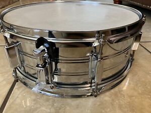Legion Steel Snare Drum 14 x 6 Inches 6 lugs Remo bater head