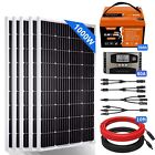 Solar Panel Kit 1000W 12V Off Grid RV with Battery and Controller Home Boat