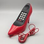 Vintage 1987 Columbia Telecom Red High Heel Shoe Telephone Phone