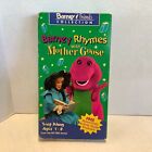 1992 Barney Rhymes With Mother Goose VHS Tape