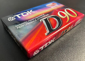 TDK D90 Cassette Tape High Output IECI / TYPE I 60 dB - NEW Sealed