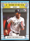 Julio Rodriguez RC 2022 Topps Throwback Thursday #140 SP Image Variation