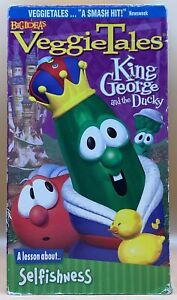 VeggieTales King George and the Ducky VHS 2001 **Buy 2 Get One Free**