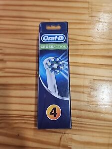 Oral-B Crossaction Electric Toothbrush Replacement Brush Head Refills , 4
