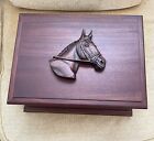 New ListingCarved Equestrian Lovers Jewelry Box