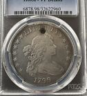 1799 $1 PCGS VF Draped Bust Silver Dollar, Scarce Early Type Coin, Ultra Rare
