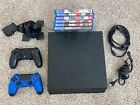 Sony PlayStation 4 Slim 1TB Console Bundle With Controller + Charging + 6 Games