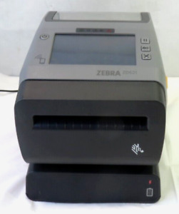 ZEBRA ZD621 Direct Thermal Desktop Printer w/ P1091701 Battery, FOR PARTS/REPAIR