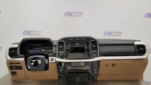 21 FORD F150 XLT DASH PANEL DASHBOARD ASSEMBLY BAHA TAN AND BLACK (For: 2021 Ford F-150)