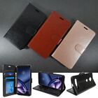 For LG Tribute Monarch LG Aristo 5 PU Leather Wallet Case Flip Pouch Strap