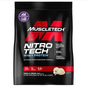 MuscleTech Protein Powder , for Muscle GainSports Nutrition , 10 lb 100 Servings