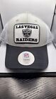 New ListingLas Vegas Raiders Black-Grey-White Adjustable Snapback Trucker Hat Kids BNWT