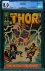 Thor #129 ⭐ CGC 8.0 ⭐ 1st App of ARES! Early Hercules Pluto & Zeus Marvel 1966