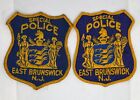 New ListingLot of two NEW JERSEY, EAST BRUNSWICK SPECIAL POLICE VINTAGE PATCHES