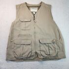 Orvis Vest Adult Extra Large Tan Pockets Hunting Fishing Photography Outdoor XL