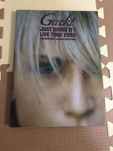 Gackt photo Book JUST BRING IT LIVE TOUR 2002