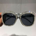 Luxury Oversized Crystal Diamond Sunglasses Women Fashion Party Glasses Eyewear