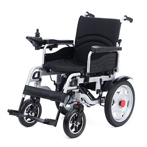 500W Folding Electric Wheelchair All Terrain Heavy Duty Portable Wheelchair USA