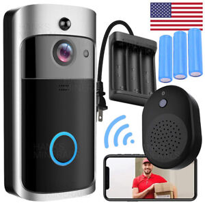 Smart WiFi Video Doorbell Wireless Door Bell Phone Ring Intercom Security Camera
