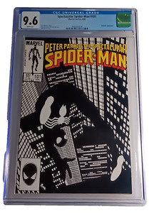 Spectacular Spider-Man #101 CGC 9.6 WP 1985 Black Costume Symbiote Cover