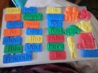 Vintage Fisher Price Magnetic Pictures Words  27 Pieces dated 1989 toddler toys