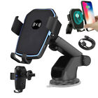 Wireless Car Charger Air Vent Mount Holder Stand Fast Charging For Cell Phone US