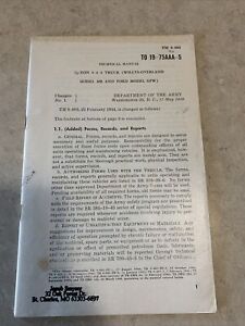 Willys-Overland MB & Ford GPW 1/4 ton 4x4 truck technical manual 1950 War Dept