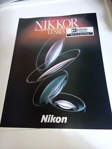 Rare Original Nikon Nikkor Lenses Brochure English 1997 Printed in Japan NoRes!!